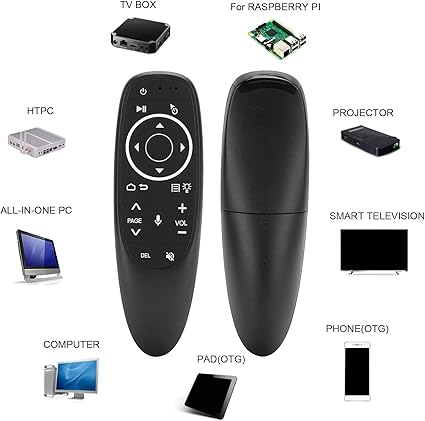 Wireless Air Mouse With Voice Control YouTube, Netflix For Android mobile and Smart TV and tablets