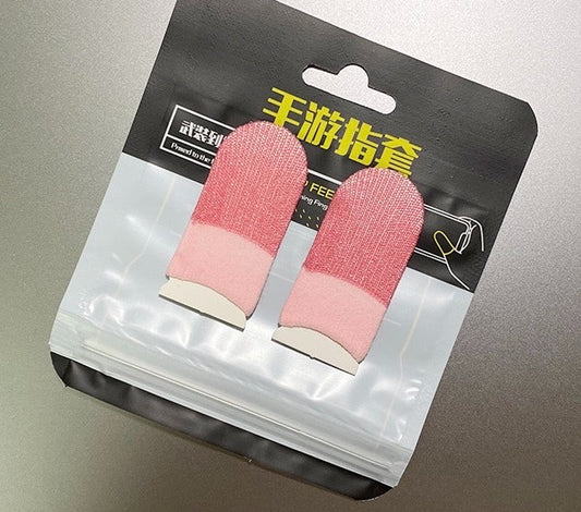 Gaming Finger Sleeves – 2 Pcs Pack Sweat-Proof Breathable Thumb Sleeves for Mobile Gaming