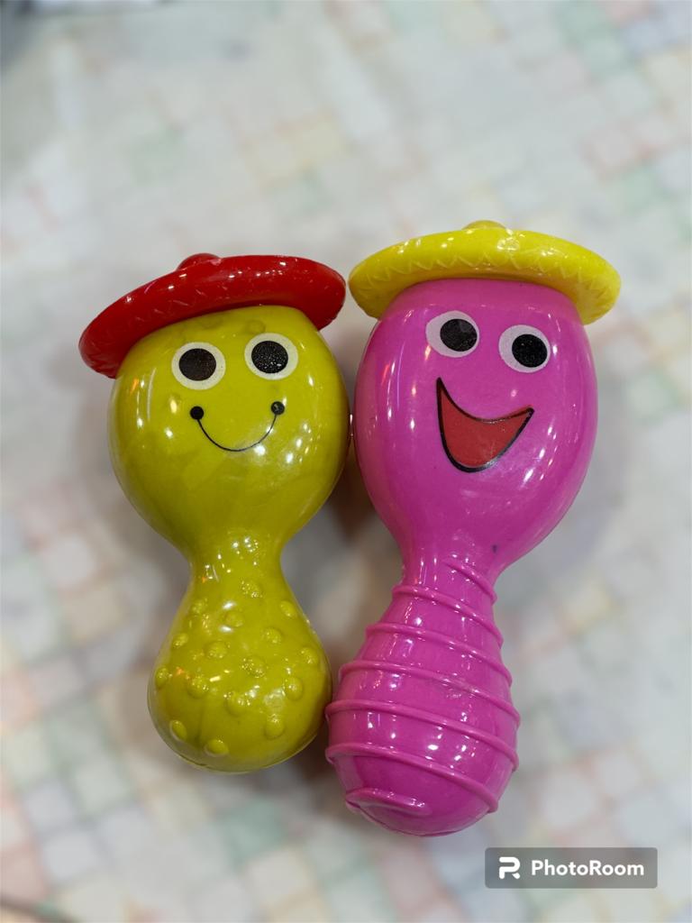 Huiye Child Shake Fun Toy Hand Baby Rattle  And Shake Musical Toy Rattle For Kids ( 2PCS SET)