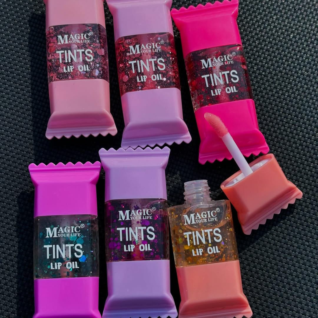 Cute Candy Lip Gloss Set of 6 | Moisturizing, Shiny & Long-Lasting Lip Gloss for Teens & Women – Fun, Sweet Colors & Flavors