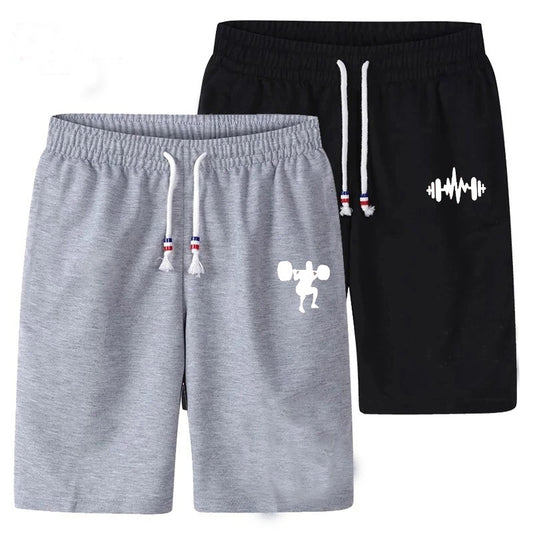 [Pack Of 2] Simple Stripe Style Fashion Shorts for Men | Shorts For Sports &amp; Fitness - M