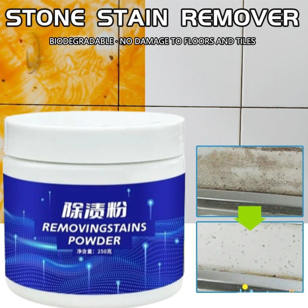 Stone cleaning powder Marble quartz stone countertop cleaner kitchen tile strong decontamination powder renovation polishing