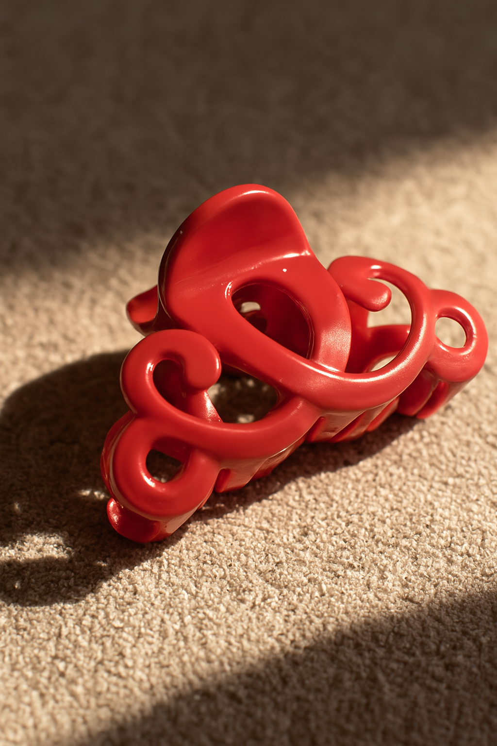 Large Plastic Hair Catchers – 6-Piece Set for Girls, Multiple Colors