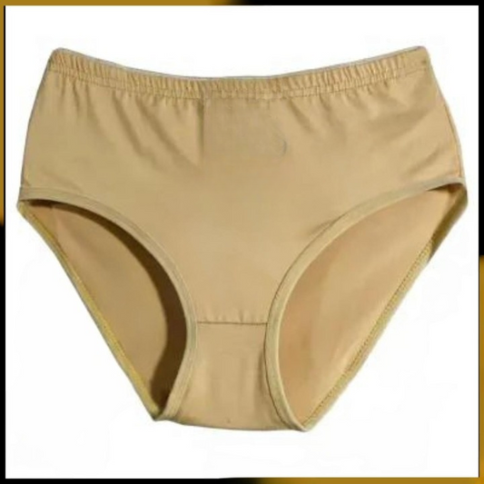 Jersey Plain Panty for Women – Soft, Comfortable &amp; Lightweight Fabric, Skin (S, M, L) - Small