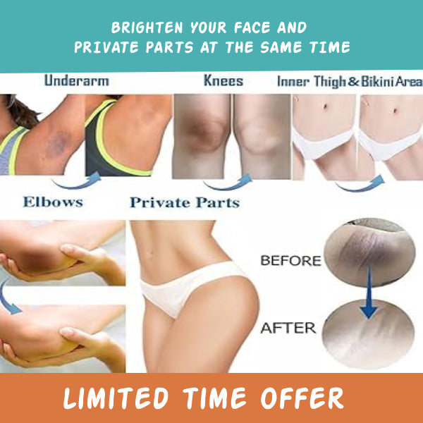 Pack Of 02 | The Health Healer Night Cream 50 ml And Whitening Cream 30ml for Private Areas &amp; Private Part – Effective Brightening for Underarms and Sensitive Area for Men and Women | 7 Days Results