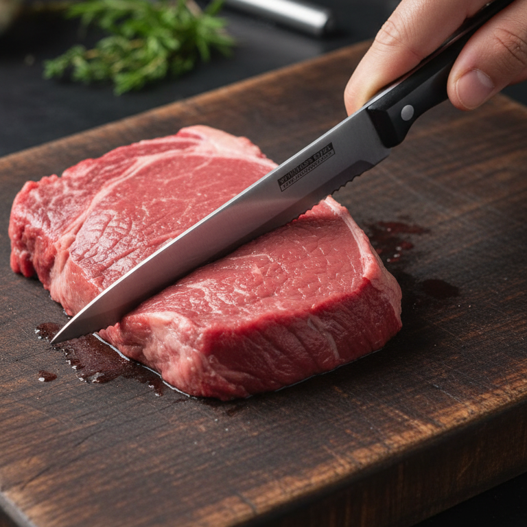 3-Piece Kitchen Knives Set – Black | Non-Stick Coating, Ergonomic Anti-Slip Handles, Perfect for Chopping, Slicing &amp; Dicing | Dishwasher Safe