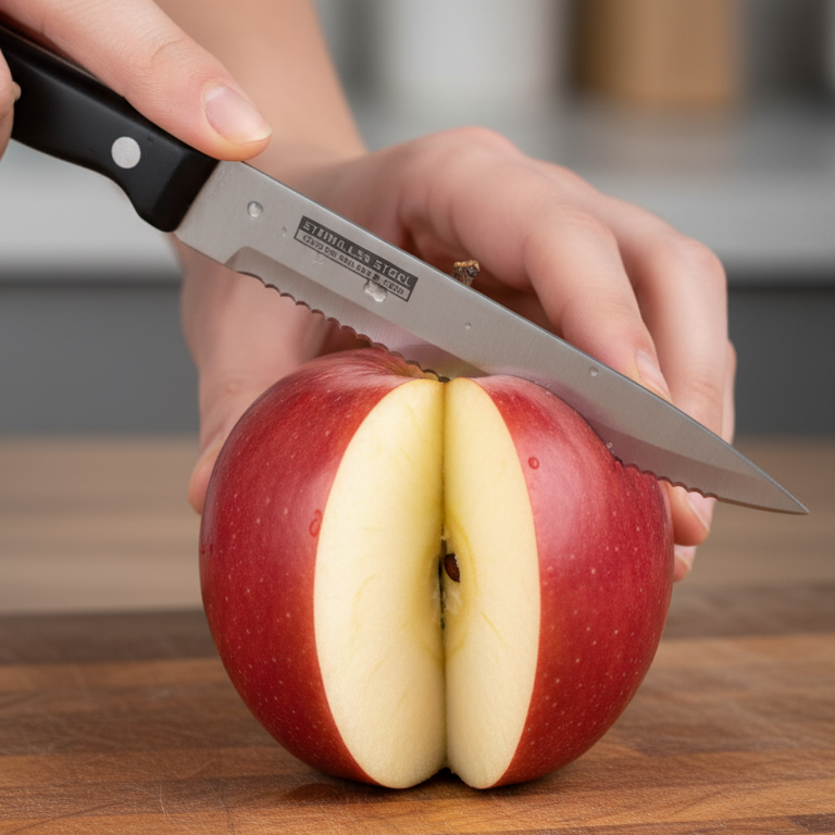 3-Piece Kitchen Knives Set – Black | Non-Stick Coating, Ergonomic Anti-Slip Handles, Perfect for Chopping, Slicing &amp; Dicing | Dishwasher Safe