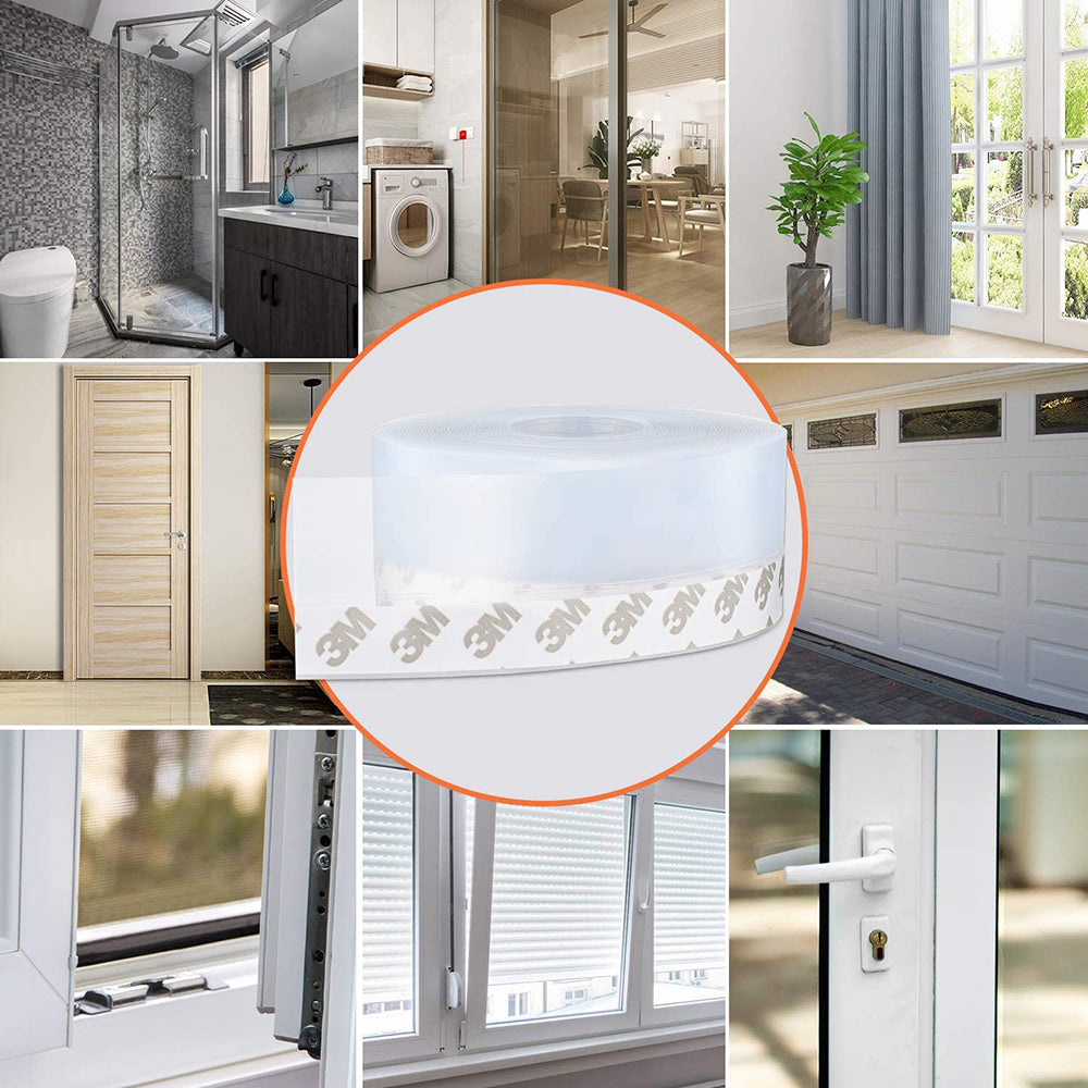 Sealing Strip Mosquito and Mouse Kitchen Stopper, Wind Dust Blocker, Water Proof,Sealer Stopper Gap Blocker Adhesive Tape Sealing Strip (5 Meter)
