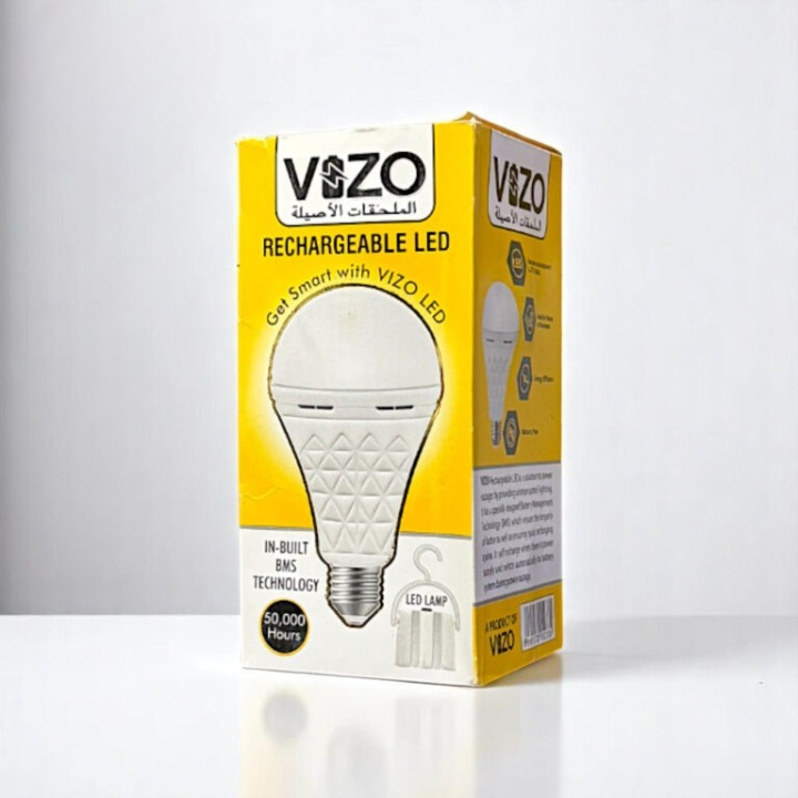 AC/DC LED Emergency Bulb – 15W (Auto-Charging + Dual Mode) | Best Quality Light Bulb | Bulb For Home &amp; Office - Rechargeable Bulb