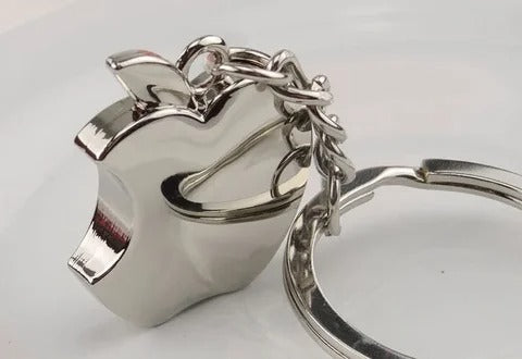 01 PCs Apple Design Keychain | Best Quality Key Chain | Key-Chain For Motorcyles - KeyChain For Cars ( Random Color )