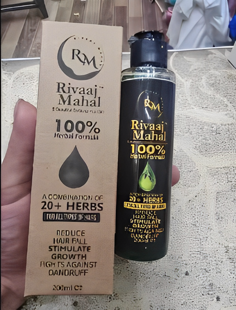 Rivaj Mahal 100% Natural Formula for Men &amp; Women | Stops Hair Fall, Promotes Thick &amp; Long Hair - 200ml