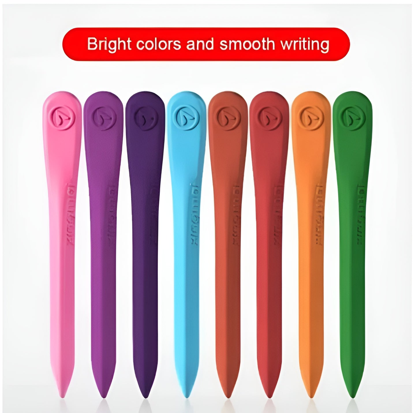 Children Pack of 12 Plastic Crayons, 12 Vibrant Crayons Colors, Caryon Pencils