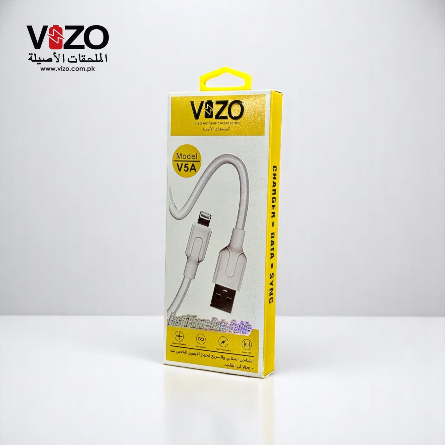 V5A iPhone Lightning Cable | Best Quality Cable For iphone | iPhone Charging Cable - iPhone Charging Pin 