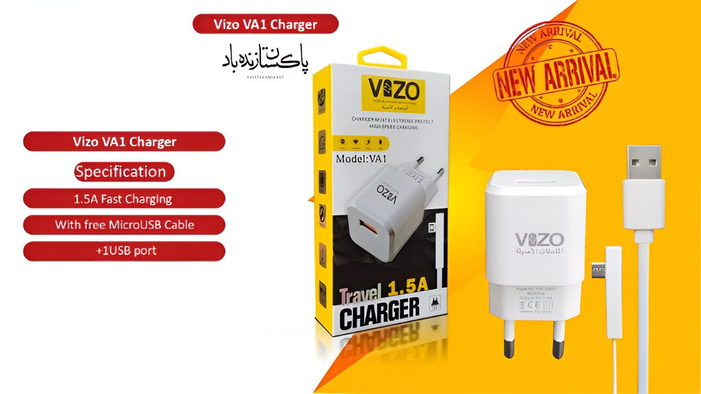 Va1 Micro Charger | Vizo VA1 Charger Micro USB Charger | Android Charger | Mobile Phone Charger - 1.5A Output Charger