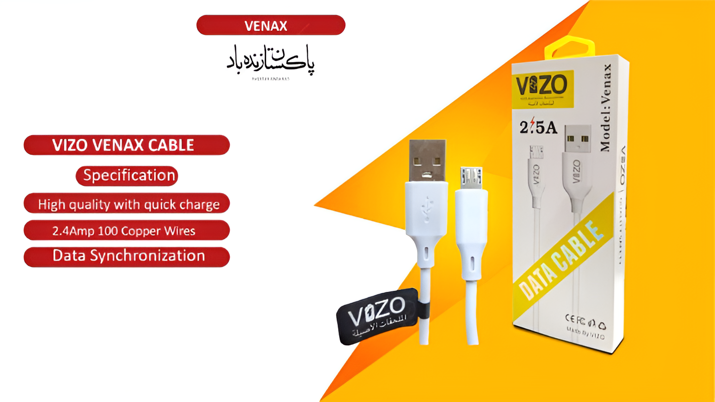 VIZO Venax Micro-USB/Android Data Cable Fast Charging Data Cable
