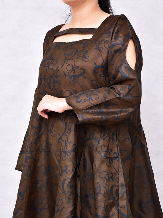 2 Pcs Women Katan Silk Mexi - Medium