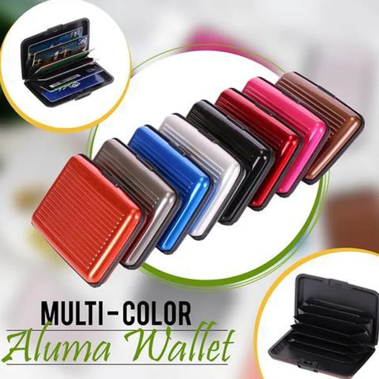 Aluma Wallet Waterproof &amp; Damage-proof Wallet for Men &amp; Women (Random Color) Made in China