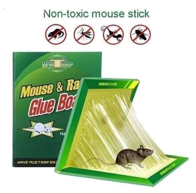 Reusable Expert Mouse &amp; Rat Glue Trap – Heavy Duty, Strong Adhesive, Pre-Baited, Non-Toxic, Odorless, Child-Safe Pest Control for Rodents, Insects, and Bugs