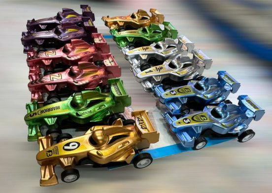TOY TRIBE F1 - 12 pcs Car set  Pull back Race cars for Kids (random design &amp; color)
