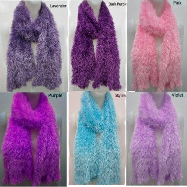 Women's Velvet Stretchable Magic Scarf 26 different styles( random color )