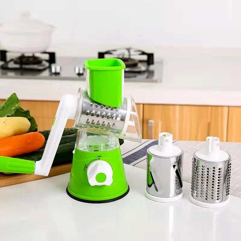 TableTop Drum Grater | Manual Vegetable Cutter Slicer &amp; Grater | Multi-Functional Kitchen Gadget ( Random Color )