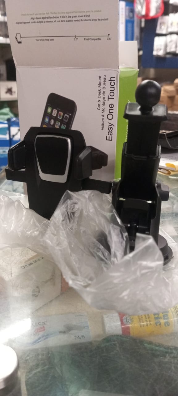 Easy One Touch Mobile Holder Car &amp; Desk Mount / Car Phone Holder Mobile Phone Holder Stand in Car