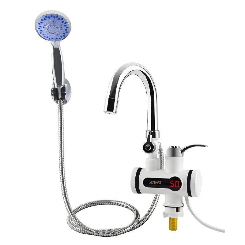 (with shower)Electric Hot Water Heater Faucet Kitchen Instant Heating Tap Water