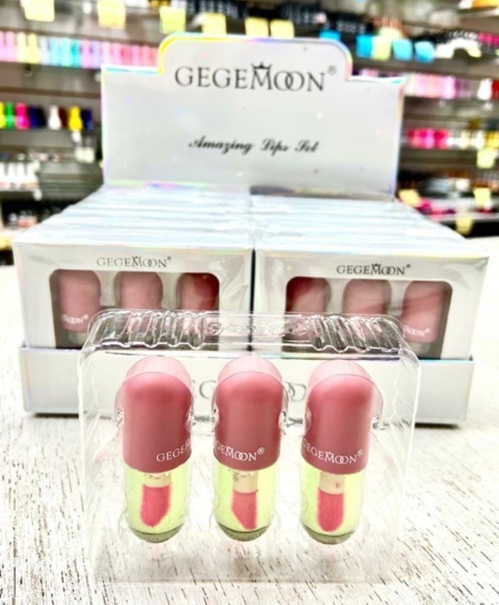 (pack of 3 ) NEW Lip Gloss Capsule Lip Plumper Oil Shiny Clear Lip Oil Women Moisturizing Lip Gloss