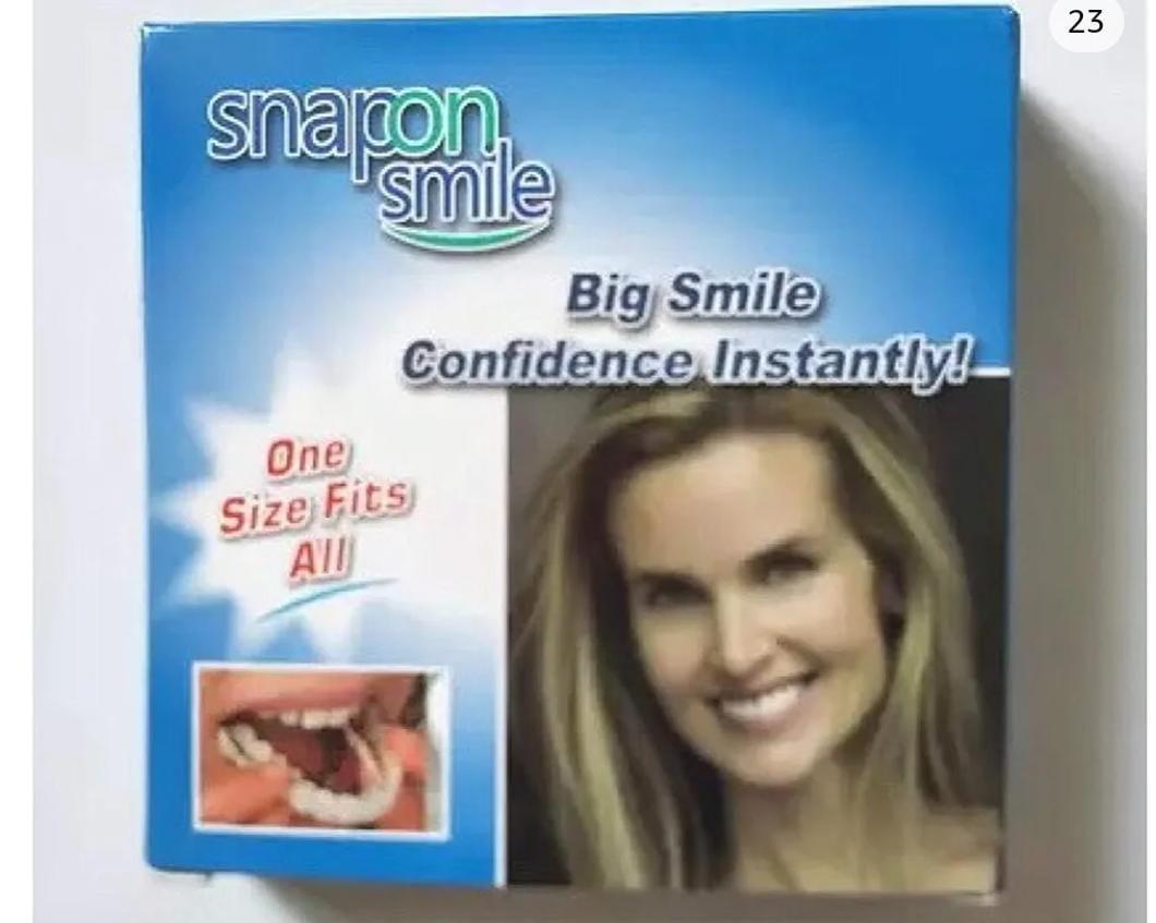 Snap-On smile for Beautiful Smiles Temporary Comfort Fit Whitening Instant Transformation for Men &amp; Women