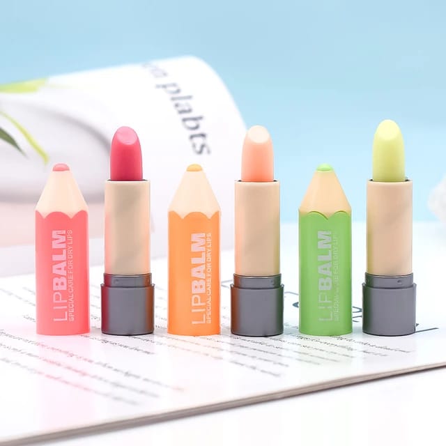( PACK OF 12 ) PENCIL SHAPE LIP BALM