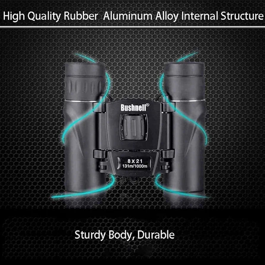 Telescope Compact Folding Binoculars with BAK4 Prism,HD Professional Vision Clear Bird Watching Binoculars for Kids