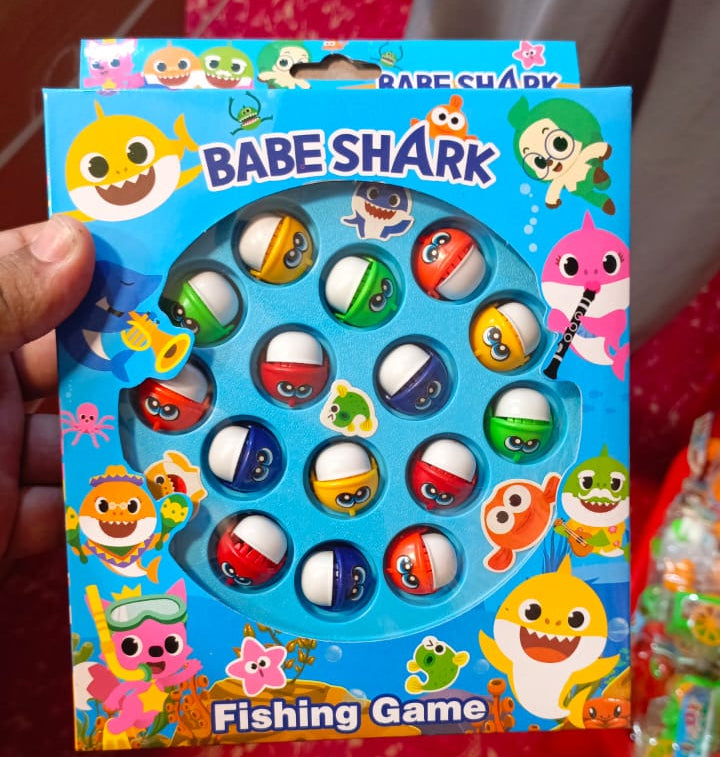 Babe Shark Fishing Game Fish Catching Kids Play Set (Random color)