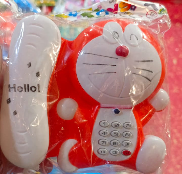 Doremon Telephone for Kids Learning Talk on Phone For Kids Boys Girls (random color)