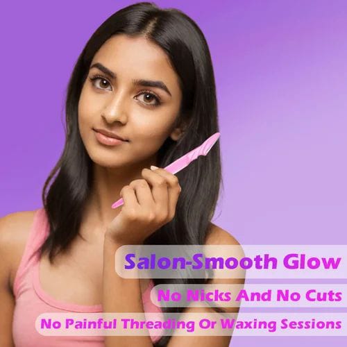 Pack Of 3 Eyebrow Painless Facial Hair Remover Razor For Face, Women And Men