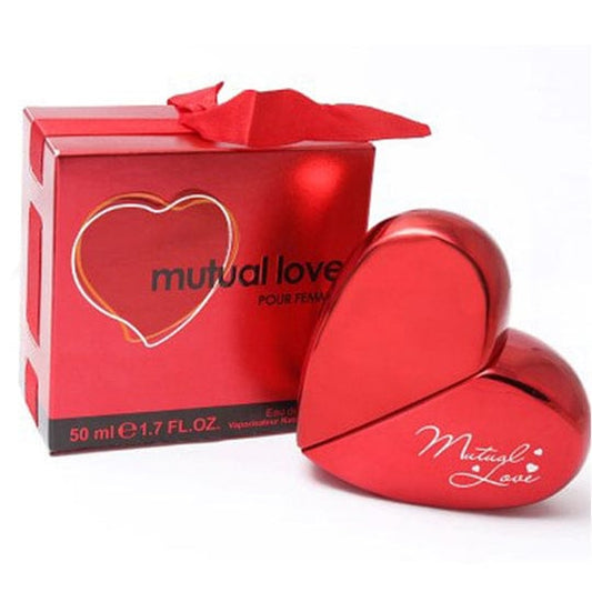 Mutual Love Heart Perfume Long Lasting Fragrance For Women 50 ml - Red