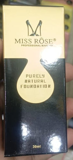 Miss Rose Deal of 05 –Foundation, concealer , Makeup Fixer , face powder , Blender puff  best deal for girls