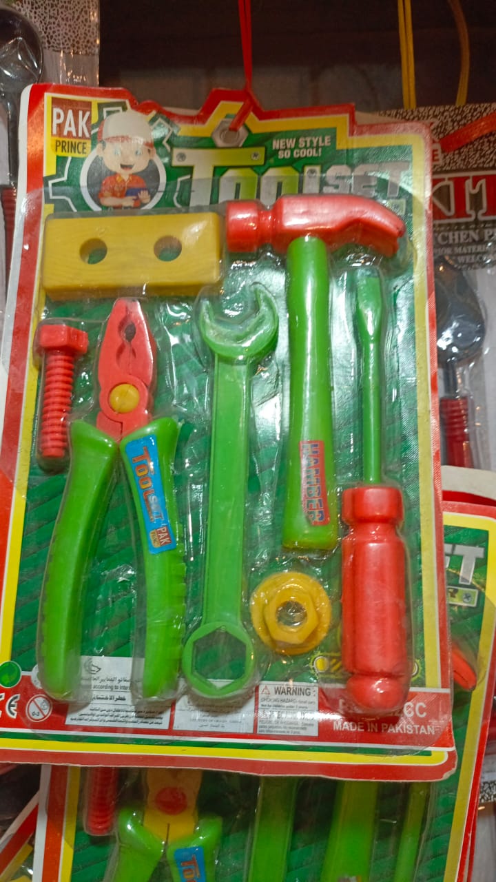 Tools Kit Toys For Kids - Plastic Hardware Tools Toys For Kids (random color)