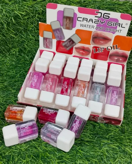 Colour Changing Tinted Lip Oil, vitamins E Lip Oil beautiful color for girls (random color) - Pack of 1