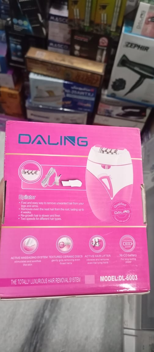 DALING DL-6003 Portable Women Depilation Epilatior Mini Electric Painless Lady' Hair Remover
