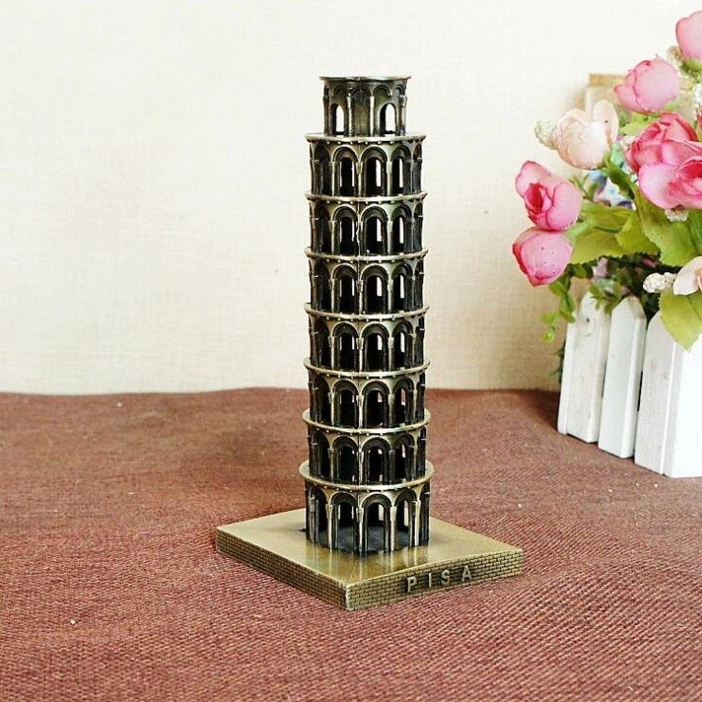 Pissa Tower Metal Model For Home &amp; Office Decoration (10 inches)