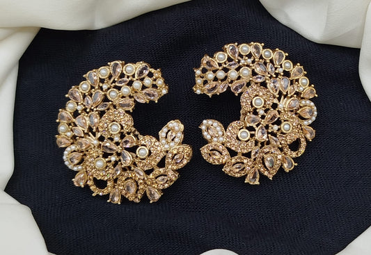 Unique Style Studs Earrings Elegant Collection for Women | Fashion Earrings For Women | Best Earrings - Green