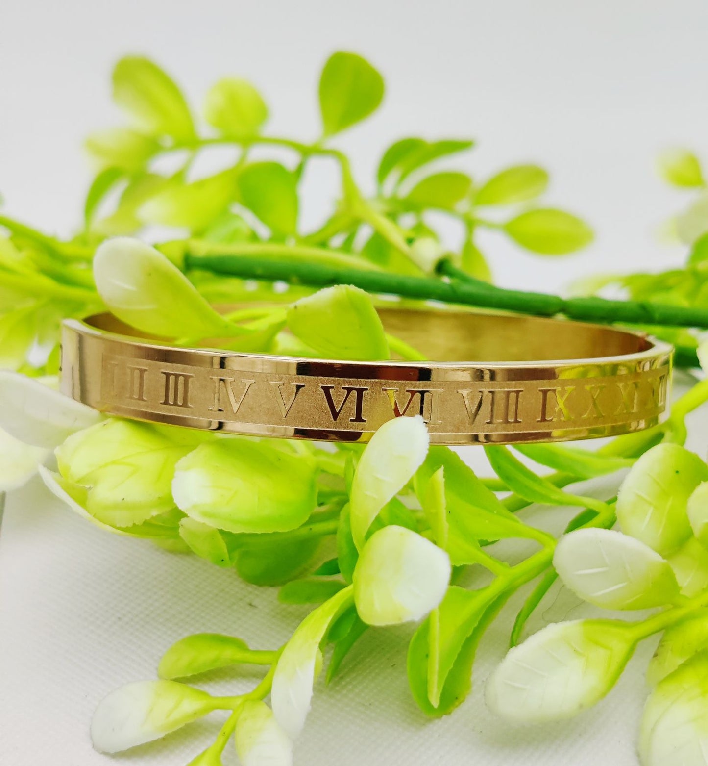 Adjustable Imported Cartier Roman Numeral Gold Bracelet | Best Quality Artificial Bracelet For Girls &amp; Women | Bracelet For Every Occasion | Elegant Design ✨