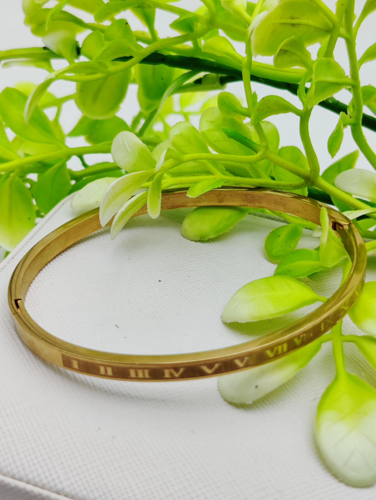Adjustable Cartier Roman Numeral Adjustable Imported Gold Bracelet | Best Quality Artificial Bracelet For Girls &amp; Women | Bracelet For Every Occasion | Elegant Design ✨
