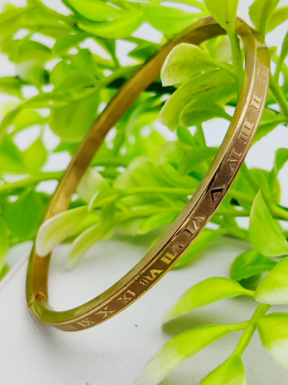 Adjustable Cartier Roman Numeral Adjustable Imported Gold Bracelet | Best Quality Artificial Bracelet For Girls &amp; Women | Bracelet For Every Occasion | Elegant Design ✨