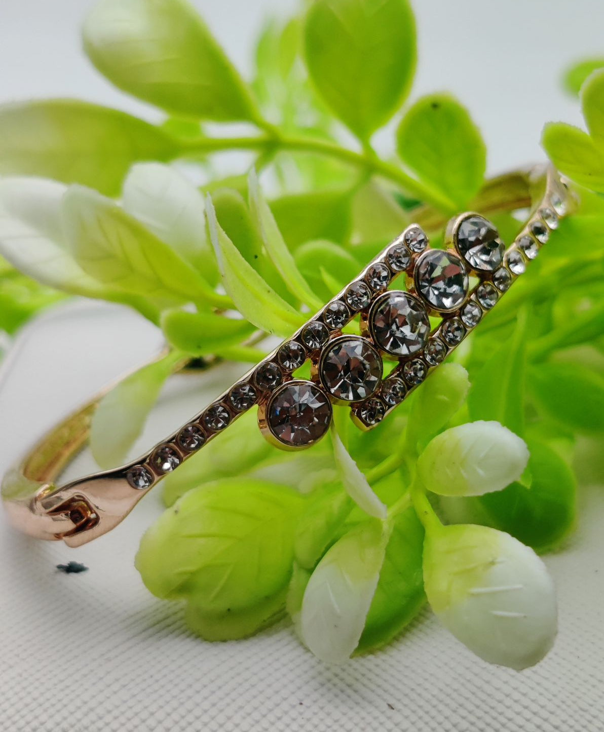 Radiant Elegance Adjustable Crystal Bracelet | Best Quality Artificial Bracelet For Girls &amp; Women | Imported Glamour for Every Occasion | Elegant Design