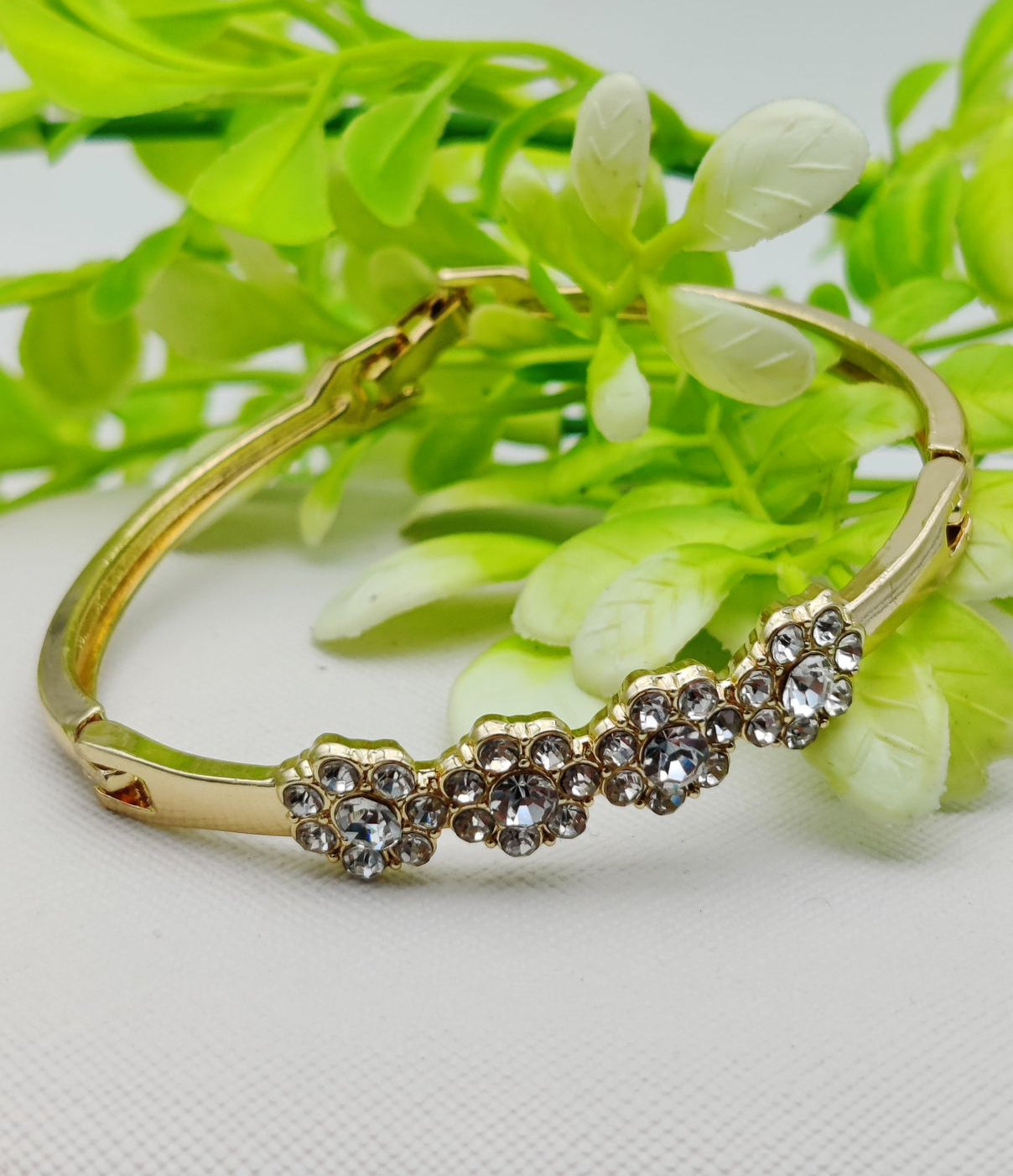 Sparkling Floral Adjustable Bracelet | Best Quality Artificial Bracelet For Girls &amp; Women | Imported Elegance for Every Occasion | Elegant Design