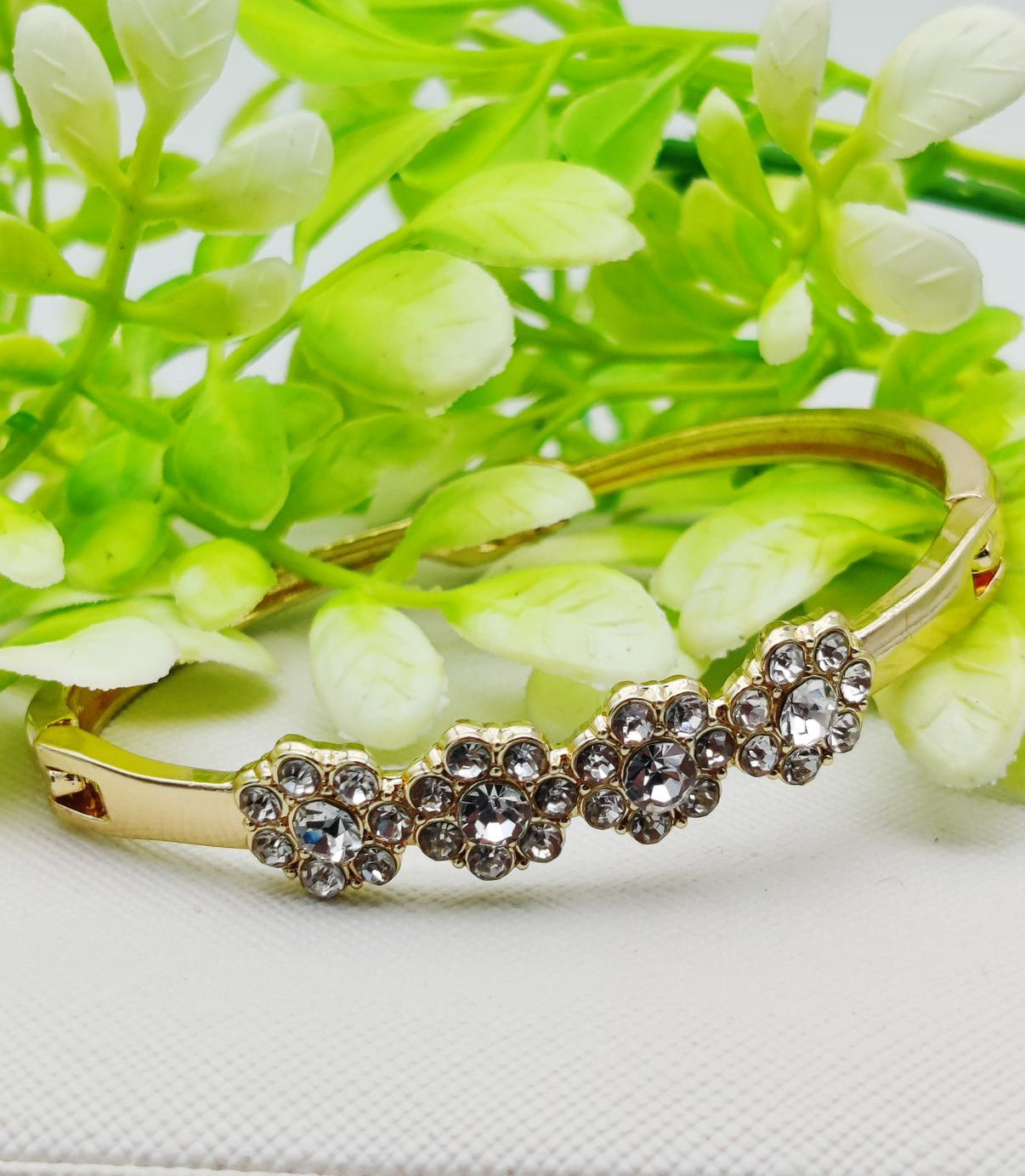 Sparkling Floral Adjustable Bracelet | Best Quality Artificial Bracelet For Girls &amp; Women | Imported Elegance for Every Occasion | Elegant Design