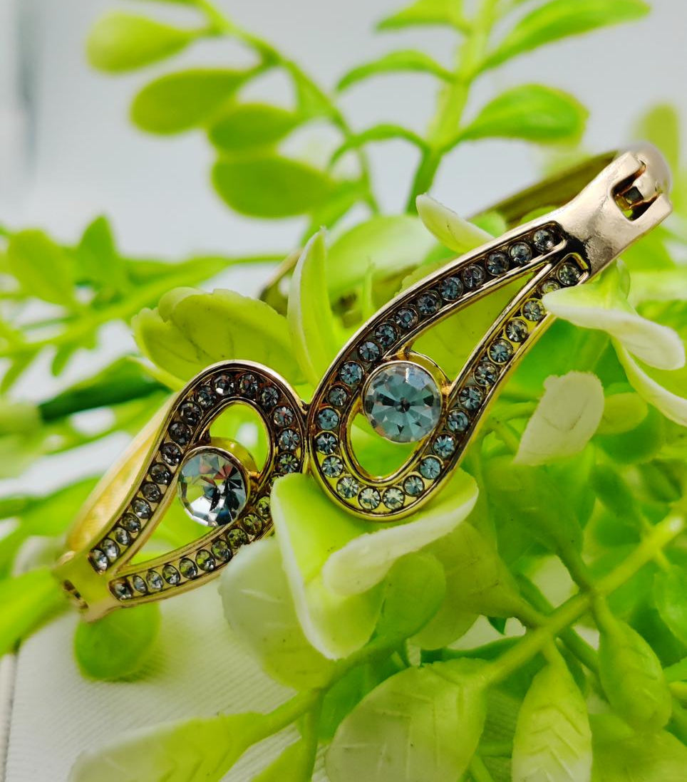 Imported Adjustable Infinity Charm Bracelet with Crystal Accents | Best Quality Artificial Bracelet For Girls &amp; Women | Imported Glamour for Every Occasion