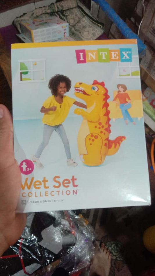 Intex Animal Punching Bag Toy For Kids 3D Bop Bag Boxers Punching Bag Toy Gift Kids Fun ( Random Animal )