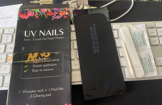 Pack Of 01 - UV Nails Sticker | Best Quality Nails | UV Nails Sticker | Nail For Girls | Artificial Nails Girls &amp; Women Nails